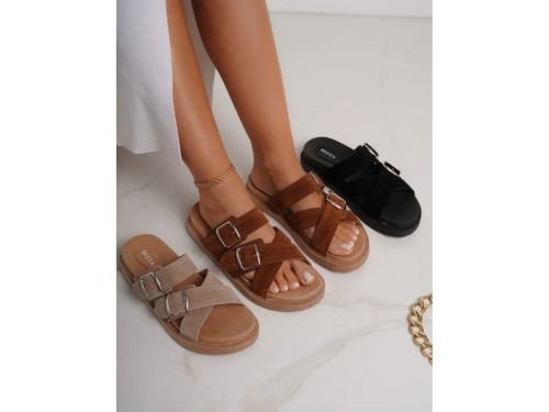 Sandalia De Mujer Baja Comoda Liviana Nizza