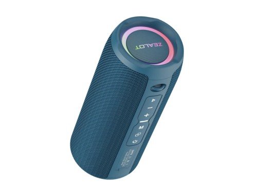 Parlante portátil ZEALOT S49 Pro 20W 3 6A cyan-