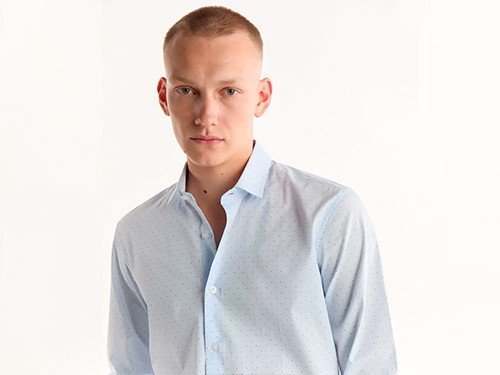 Camisa vestir slim 100% algodón PARIS