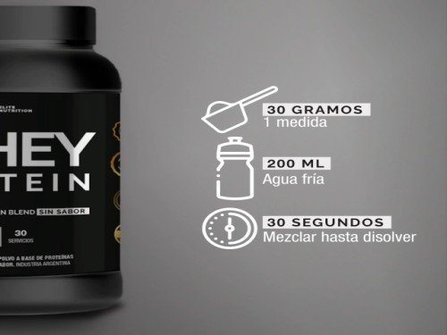 PROTEINA EN POLVO 100% PURA MMEDD ELITE NUTRITION 2LB - SIN SABOR PURA