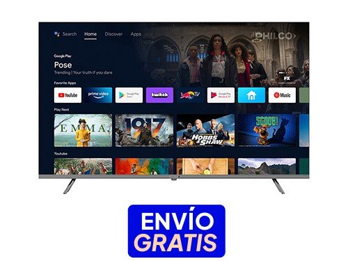 Smart Tv 50" 4k 91pld50us25gs Philco