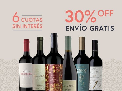 Vino Tinto Recomendados Mix Selección Malbec - 6x750ml