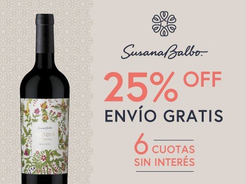 Vino Tinto Osadía de Crear Malbec - 6x750ml
