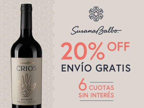 Vino Tinto Crios Red Blend - 6x750ml