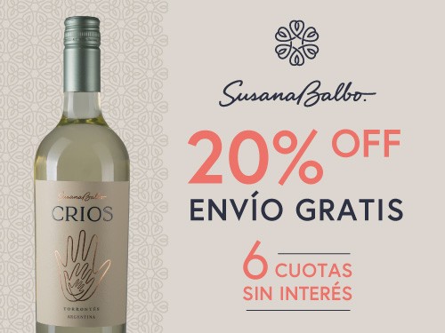 Vino Blanco Crios Torrontés - 6x750ml