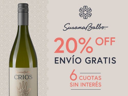 Vino Blanco Crios Chardonnay - 6x750ml
