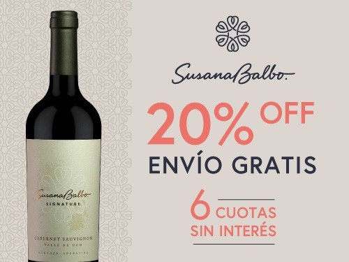 Vino Tinto Susana Balbo Signature Cabernet Sauvignon - 6x750ml