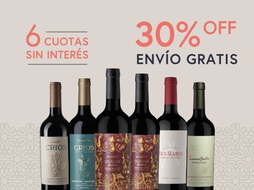 Vino Tinto Recomendados Mix Selección Cabernet Sauvignon - 6x750ml