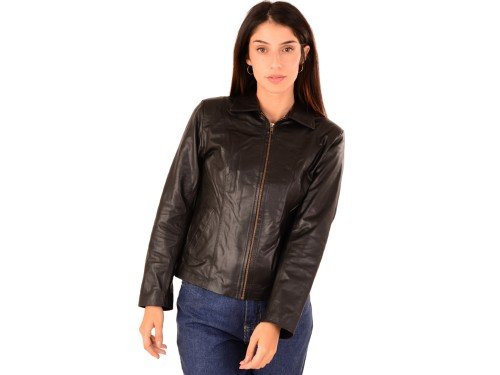 Campera LUCIA de cuero vacuno Mi Campo