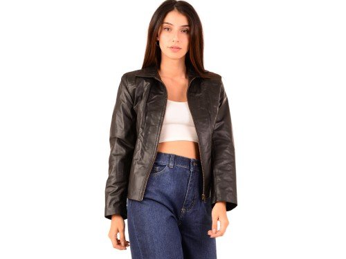 Campera LUCIA de cuero vacuno Mi Campo