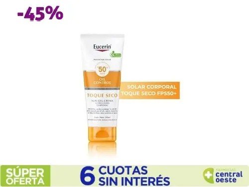 Protector Solar Eucerin Sun FPS50 Oil Control Toque seco x 200 ml