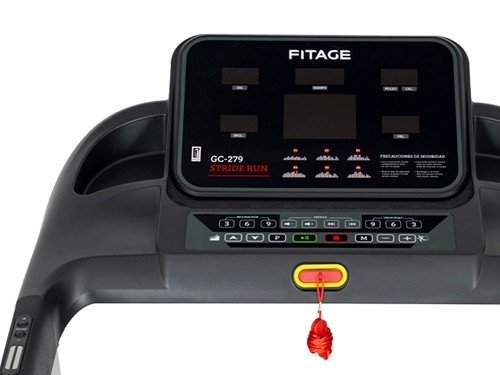 Cinta para correr 16 km/h, c/ inclinación automática FITAGE STRIDE RUN