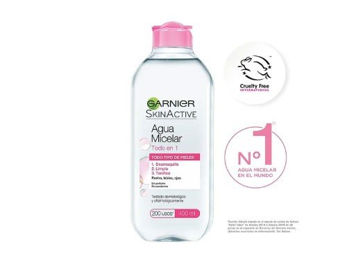 Agua Micelar Todo en 1 Garnier 400ml