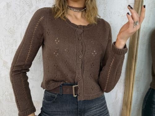 Cardigan Nero By Cataleia