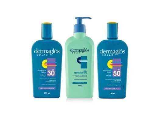 COMBO SOLAR FPS 30 + FPS 50 + GEL POST SOLAR - DERMAGLOS