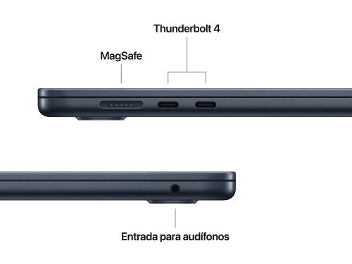 MacBook Air 15" M4 256 GB - 10 CPU | 10 GPU | 16 GB RAM - Medianoche