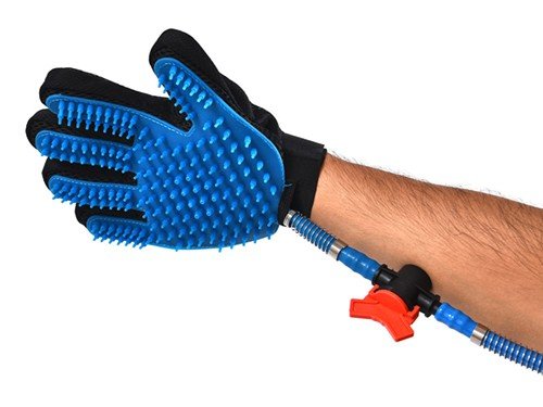 Guante limpiador para mascotas