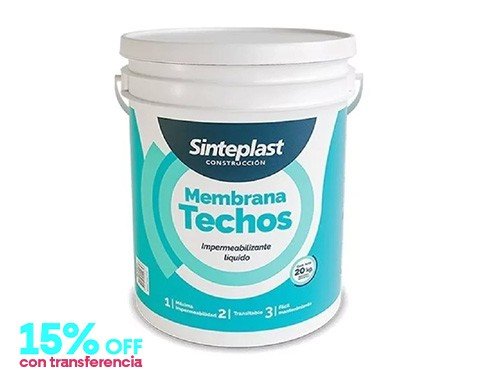 Membrana Techos Sinteplast 20 Kg