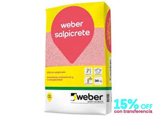 Salpicret Blanco 30 Kg Weber