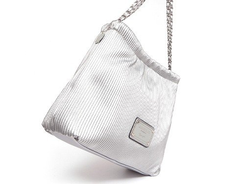 Bolso plateado de mujer 40% OFF+12 cuotas sin interés