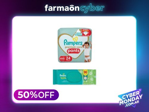PAMPERS - Combo Pants Premium Care XXG (24 unidades)