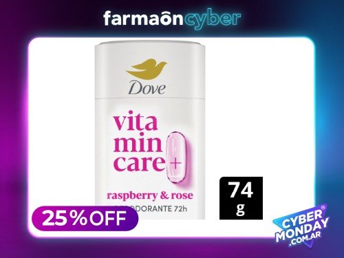 DOVE - Desodorante Raspberry & Rose en Barra 74 g