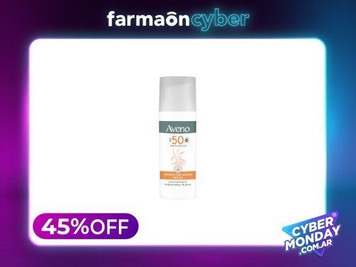 AVENO - Protector solar fps 50 facial crema fluída 50 gr