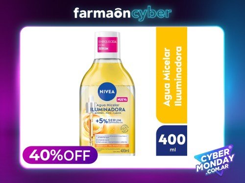 NIVEA - Agua micela iluminadora 400 ml