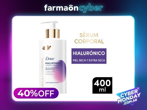 DOVE - Serum corporal hialuronico piel extra seca 400 ml