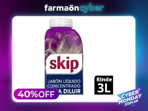 SKIP - Jabón líquido concentrado para diluir power deluxe 500 ml