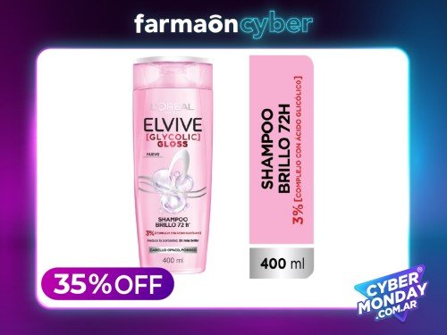 ELVIVE - Shampoo glycolic gloss 400 ml