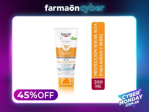 EUCERIN - Protector Solar Kids FPS 50+ Corporal y Facial. Toque Seco