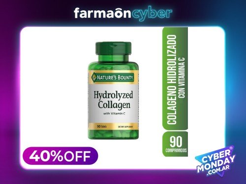 NATURE´S BOUNTY - Colageno hidrolizado con vitamina C (90 tabletas)