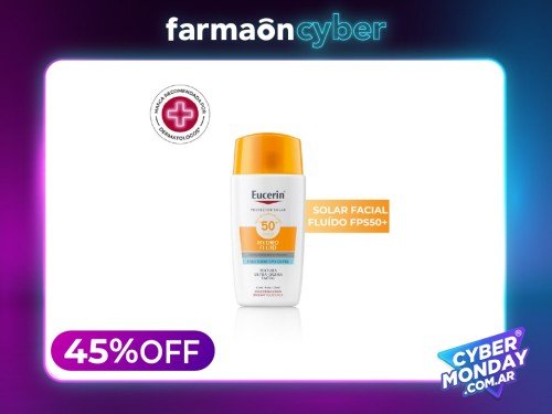 EUCERIN - Protector solar facial hydro fluid fps 50+ 50 ml