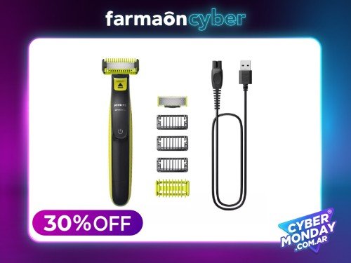 PHILIPS - Afeitadora oneblade face + body (QP2824/10)