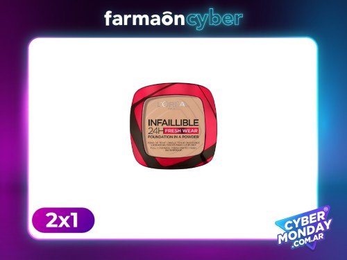 LOREAL PARIS - Base de maquillaje en polvo infaillible 24 hs VAINILLA