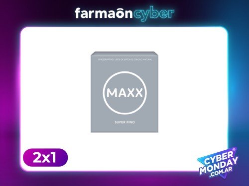 MAXX - Preservativos super fino (3 unidades)