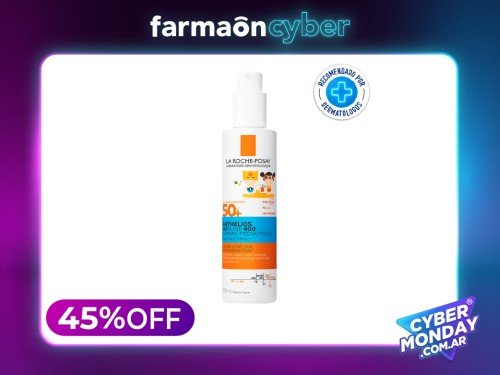 LA ROCHE POSAY - Anthelios Dermo Pediátrico. Spray SPF50+. 200ml.