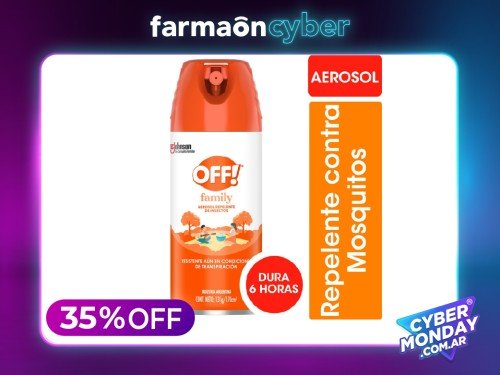 OFF - Repelente de mosquitos family aerosol 170 ml
