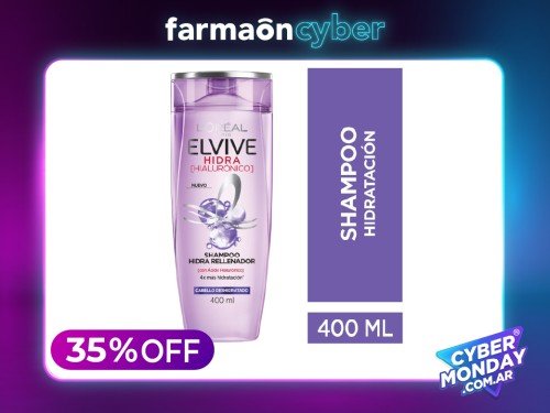 ELVIVE - Shampoo Hidra Hialuronico 400ml