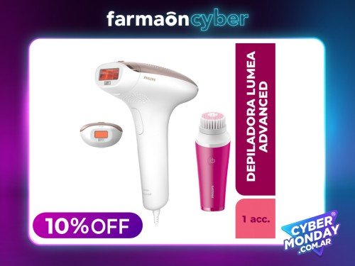 PHILIPS - Depiladora Luz Pulsada Lumea Advanced + Visapure de Regalo.