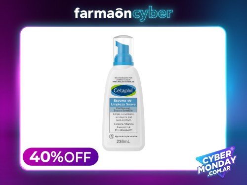 CETAPHIL - Espuma de limpieza suave 236ml