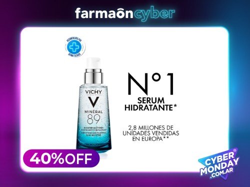 VICHY - Mineral 89 Serum. Ácido Hialurónico fortificante. 50 ml.