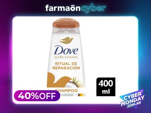 DOVE - Shampoo ritual de reparación coco y cúrcuma 400 ml