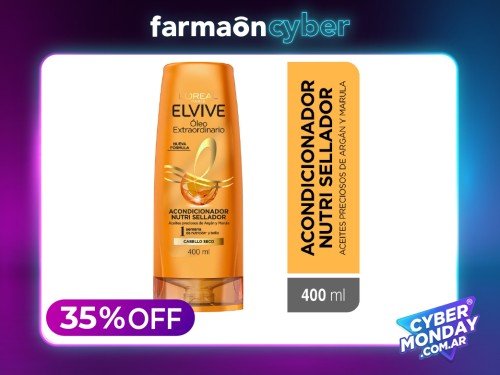ELVIVE - Acondicionador oleo extraordinario nutricion universal 400 ml