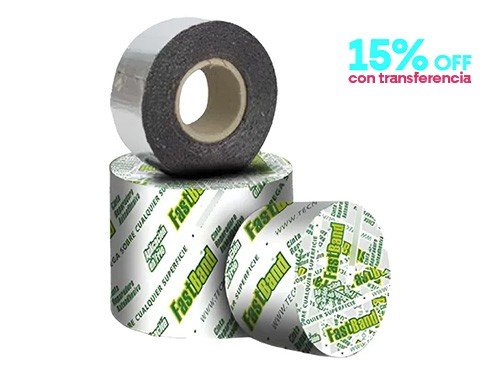 Fast Band Membrana Asfaltica Autoadhesiva Rollo 10cm X 10 mts.
