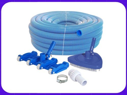 Kit Limpiafondos p/ piletas:  8RD+Manguera 10mt + Acople + Abrazadera