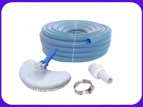 Kit Limpiafondo + Manguera 15mt + Acople + Abrazadera + Vulcano