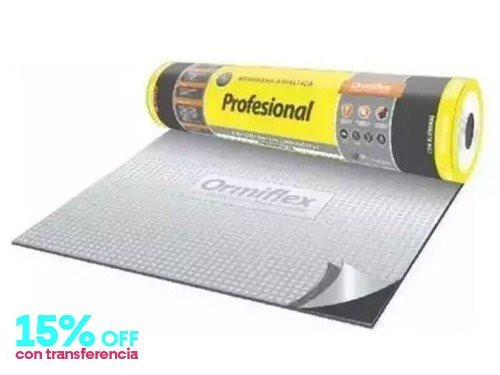 Membrana Ormiflex Profesional Con Aluminio 40 Kg Rollo 10 M