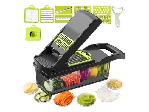 Mandolina 16 Piezas Picador Cortador Rallador De Verduras 16 pcs veggi